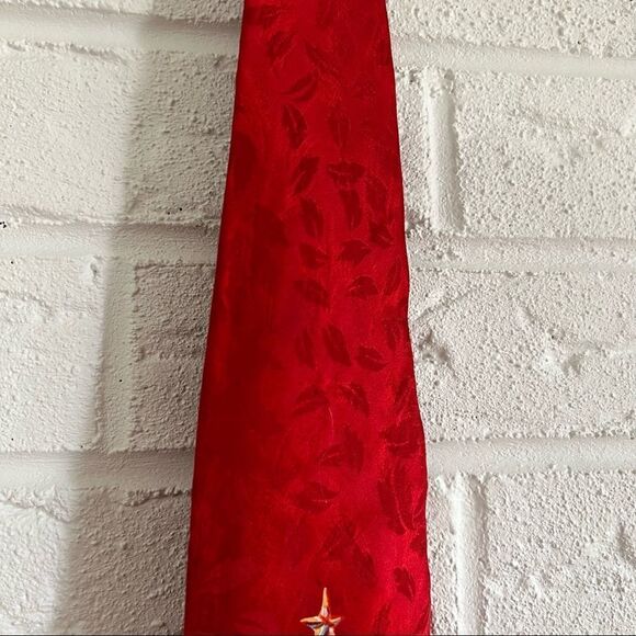 🚨4/$25 VINTAGE Christmas Silk Tie - Picture 3 of 8